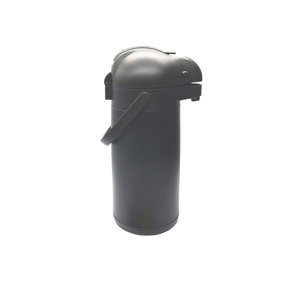 Cresimo 3L Airpot Thermal Carafe Matte Black Stainless Steel Coffee Dispenser